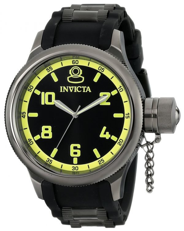 Invicta Russian Diver 1440 Kello Musta / Teräs