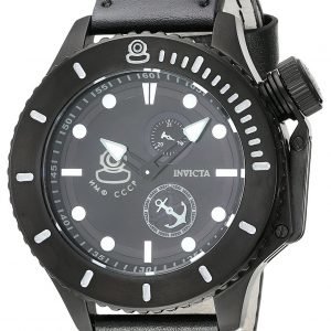 Invicta Russian Diver 22013 Kello Musta / Nahka