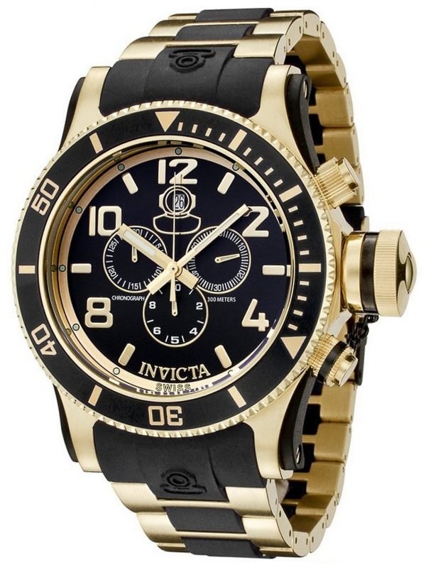 Invicta Russian Diver 6633 Kello Musta / Kumi