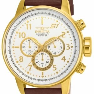 Invicta S1 16011 Kello Valkoinen / Nahka