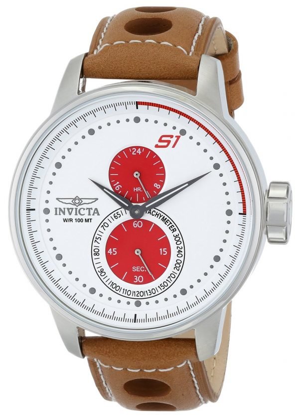 Invicta S1 16018 Kello Valkoinen / Nahka