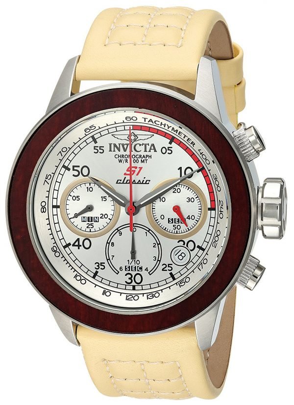 Invicta S1 23063 Kello Hopea / Nahka