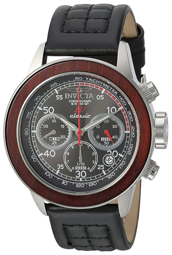 Invicta S1 23066 Kello Musta / Nahka