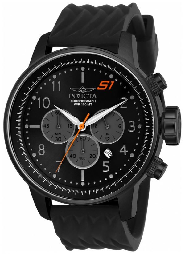 Invicta S1 23814 Kello Musta / Kumi