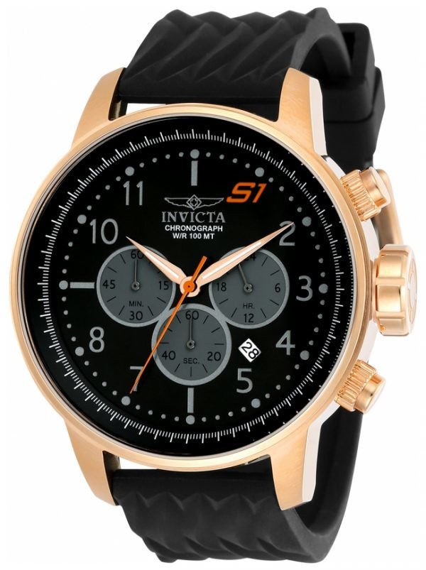 Invicta S1 23818 Kello Musta / Kumi