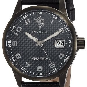 Invicta Sea 17911 Kello Musta / Nahka