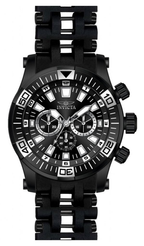 Invicta Sea Spider 14561 Kello Musta / Teräs