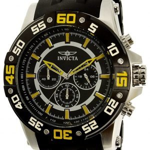 Invicta Sea Spider 22473 Kello Musta / Teräs