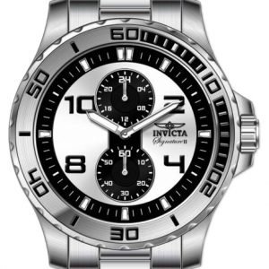 Invicta Signature 7013 Kello Hopea / Teräs