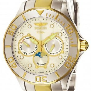 Invicta Signature 7089 Kello Hopea / Kullansävytetty Teräs