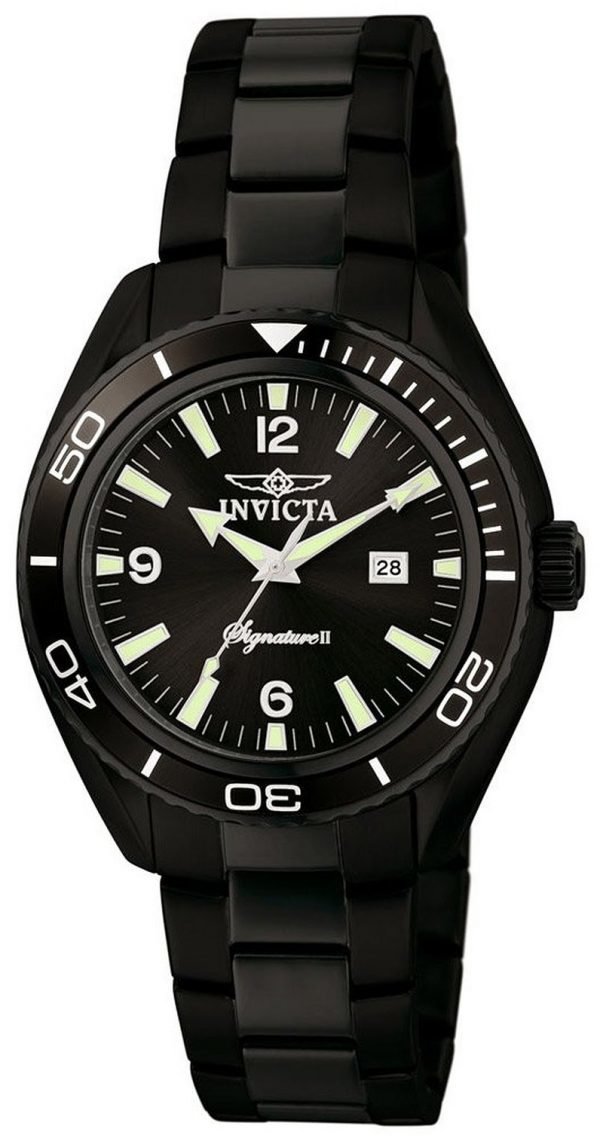 Invicta Signature 7320 Kello Musta / Teräs