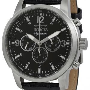 Invicta Signature 7339 Kello Musta / Nahka