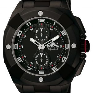 Invicta Signature Ii 7300 Kello Musta / Teräs