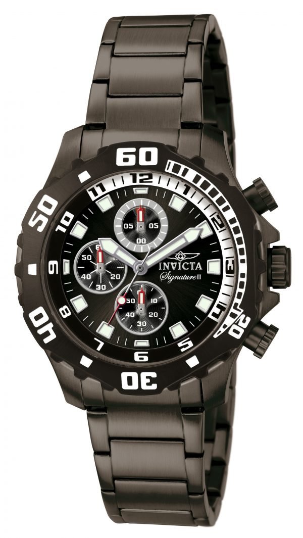 Invicta Signature Ii 7335 Kello Musta / Teräs