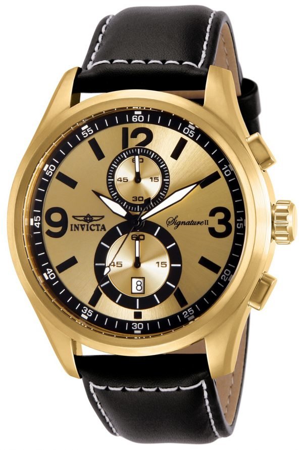 Invicta Signature Ii 7417 Kello Kullattu / Nahka