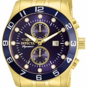 Invicta Signature Ii 7450 Kello Sininen / Kullansävytetty