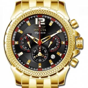 Invicta Signature Ii 7474 Kello Musta / Kullansävytetty Teräs