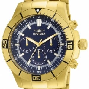 Invicta Specialty 12844 Kello Sininen / Kullansävytetty Teräs