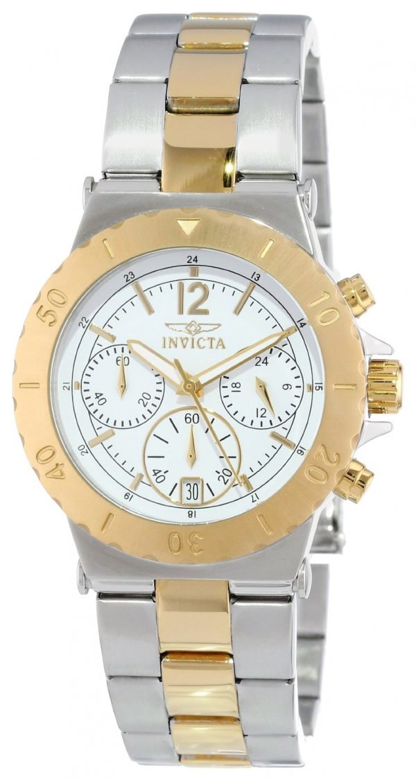 Invicta Specialty 14855 Kello Valkoinen / Kullansävytetty