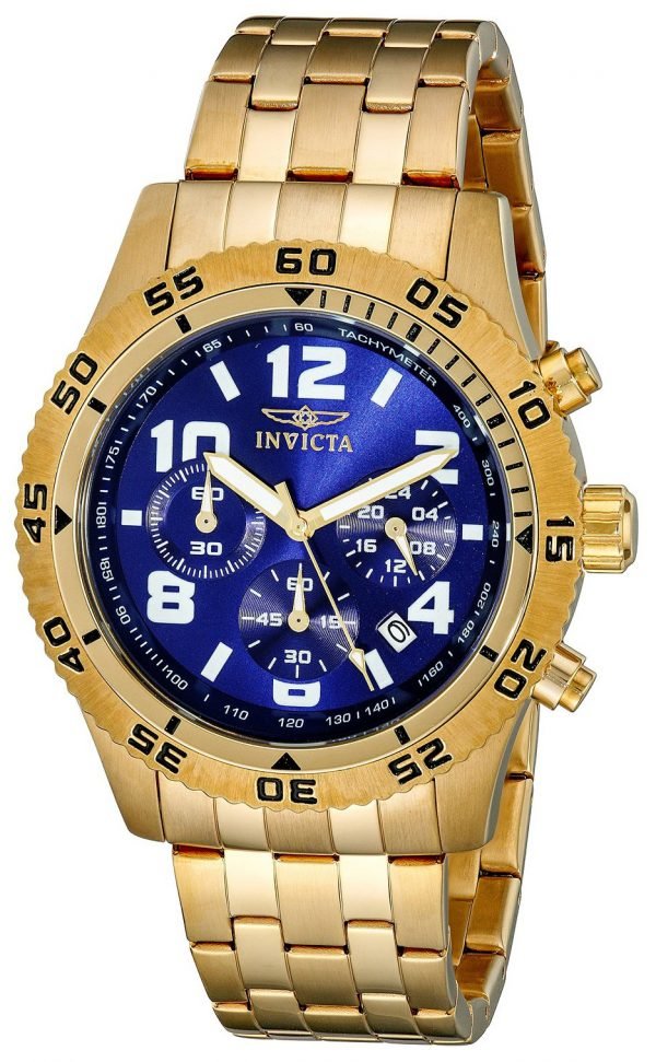 Invicta Specialty 1490 Kello Sininen / Kullansävytetty Teräs