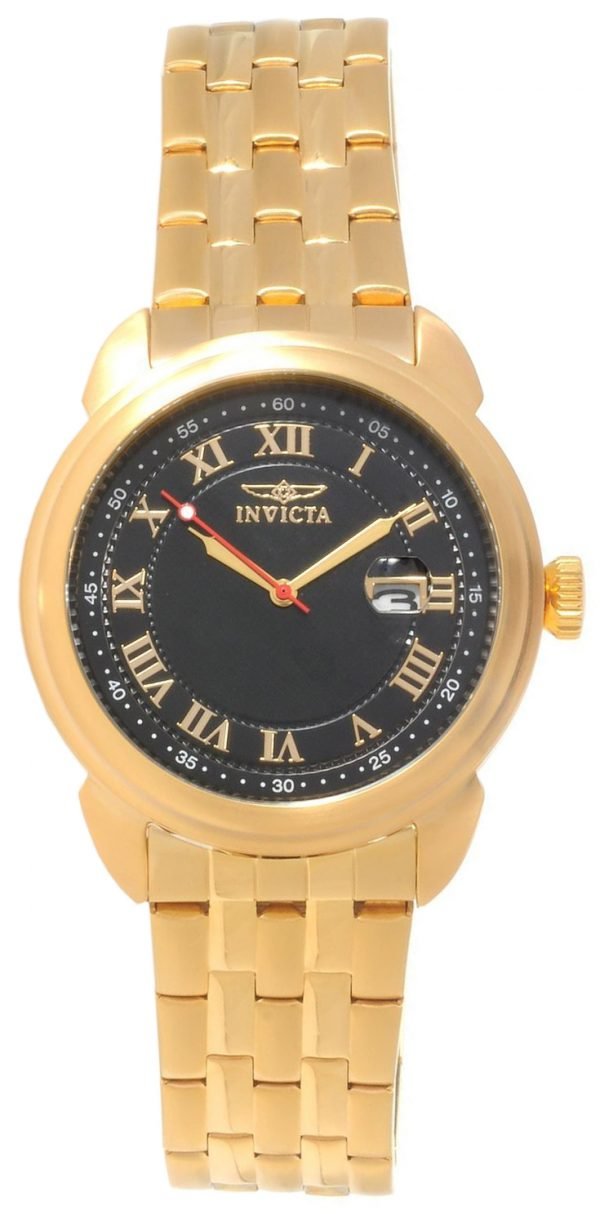 Invicta Specialty 15359 Kello Musta / Kullansävytetty Teräs