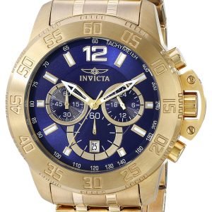 Invicta Specialty 17447 Kello Sininen / Kullanvärinen Teräs