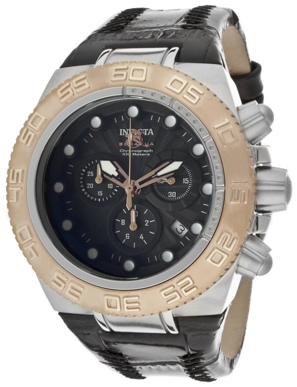 Invicta Subaqua 10850 Kello Musta / Nahka