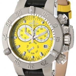 Invicta Subaqua 11619 Kello Keltainen / Nahka