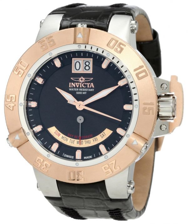 Invicta Subaqua 1575 Kello Musta / Nahka