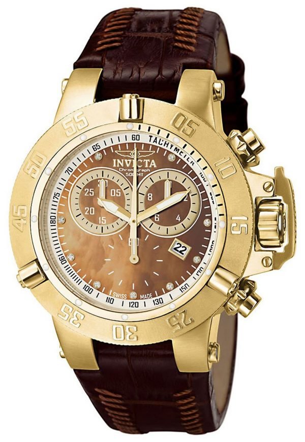 Invicta Subaqua 5502 Kello Ruskea / Nahka