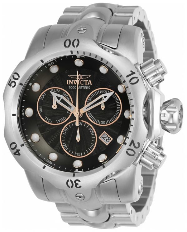 Invicta Venom 23886 Kello Musta / Teräs