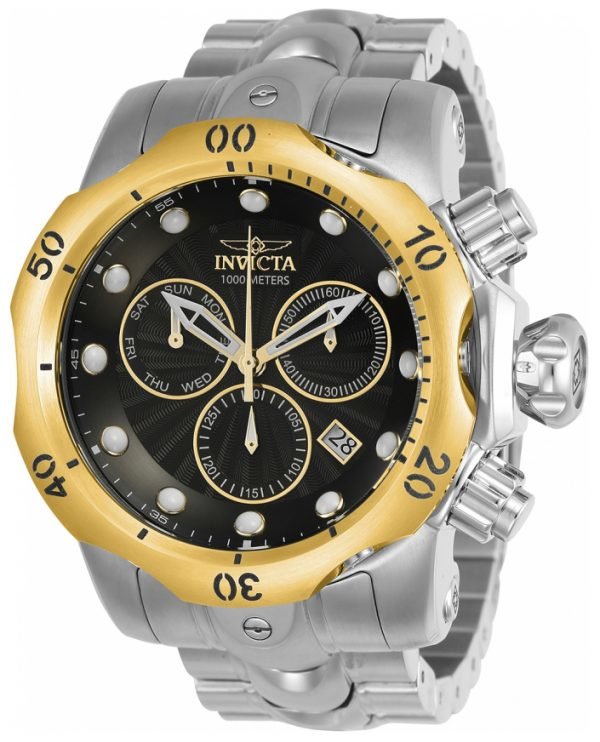 Invicta Venom 23889 Kello Musta / Teräs