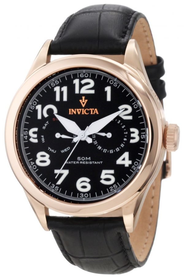 Invicta Vintage 11742 Kello Musta / Nahka