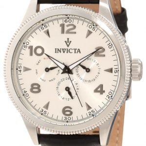 Invicta Vintage 12202 Kello Hopea / Nahka