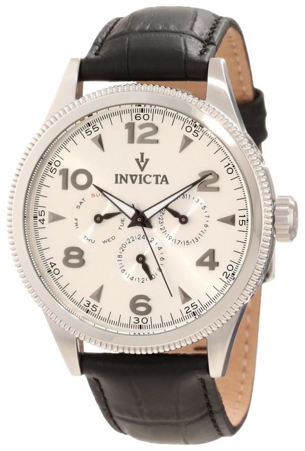 Invicta Vintage 12202 Kello Hopea / Nahka