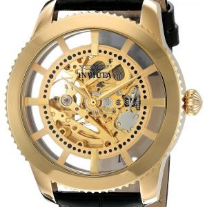 Invicta Vintage 22571 Kello Keltainen / Nahka