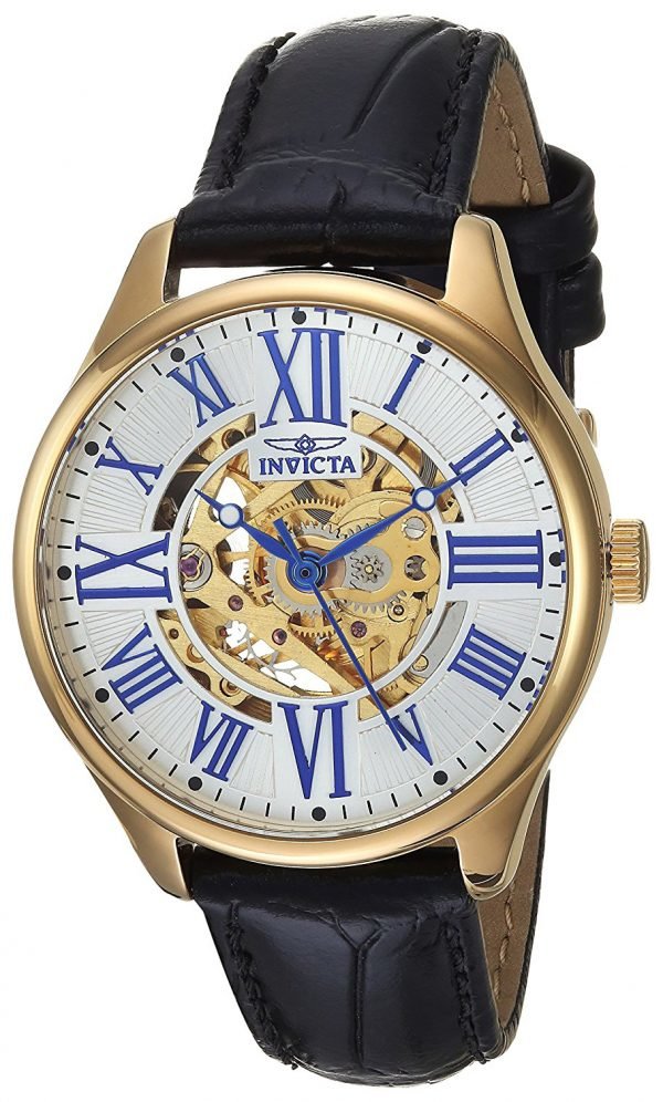 Invicta Vintage 23659 Kello Hopea / Nahka