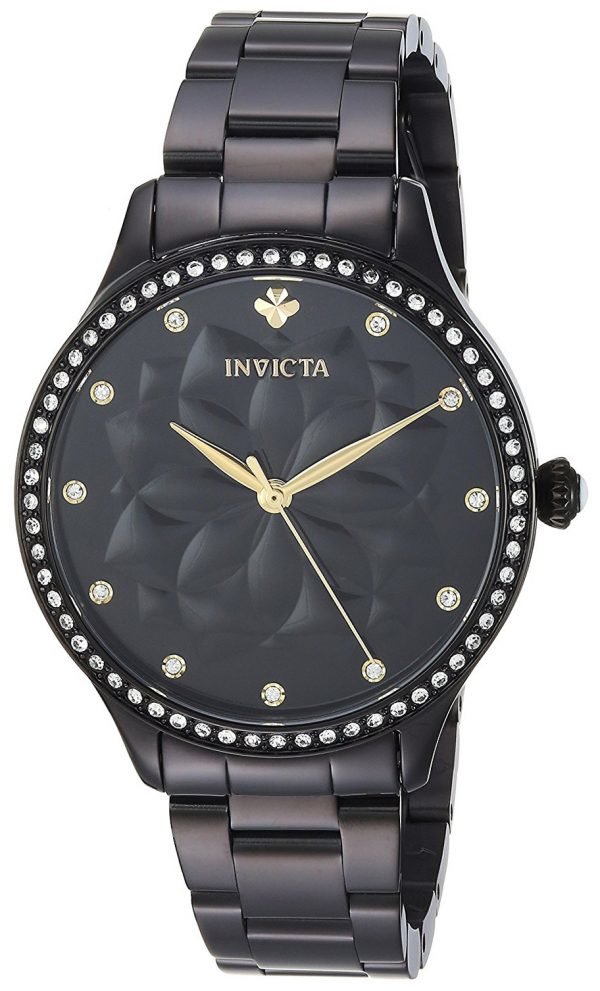 Invicta Wildflower 24538 Kello Musta / Teräs