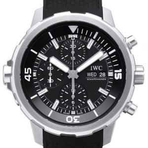 Iwc Aquatimer Chronograph Iw376803 Kello Musta / Kumi