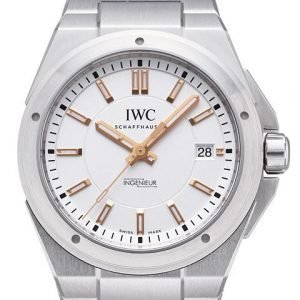 Iwc Ingenieur Iw323906 Kello Hopea / Teräs