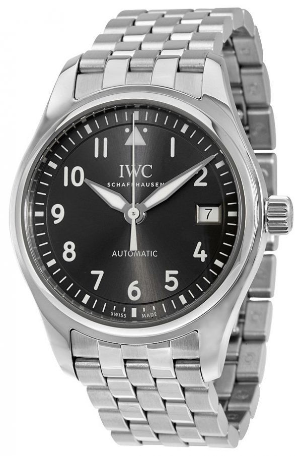 Iwc Pilots Classic Iw324002 Kello Harmaa / Teräs