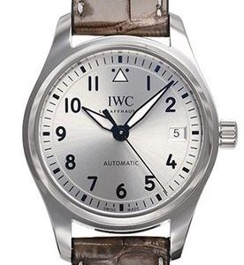 Iwc Pilots Classic Iw324007 Kello Hopea / Nahka