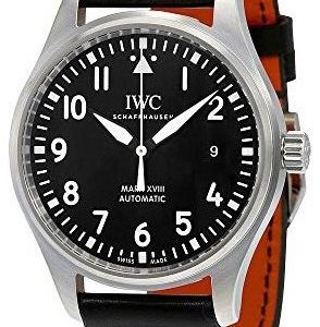 Iwc Pilots Classic Iw327001 Kello Musta / Nahka