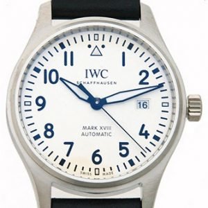 Iwc Pilots Classic Iw327002 Kello Valkoinen / Nahka