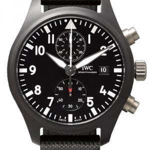 Iwc Pilots Classic Iw389001 Kello Musta / Nahka