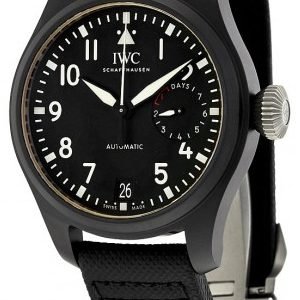 Iwc Pilots Classic Iw502001 Kello Musta / Nahka