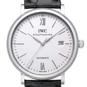 Iwc Portofino Iw356501 Kello Hopea / Nahka