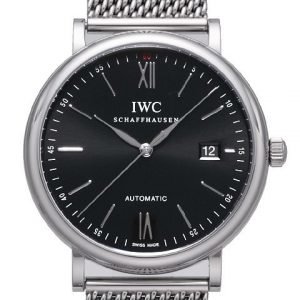 Iwc Portofino Iw356506 Kello Musta / Teräs