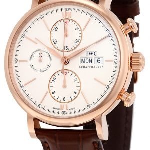 Iwc Portofino Iw391020 Kello Hopea / Nahka