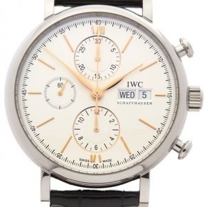 Iwc Portofino Iw391022 Kello Hopea / Nahka